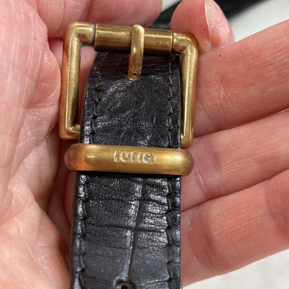 Furla Mock Croc crossbody in black - Picture 8 of 12